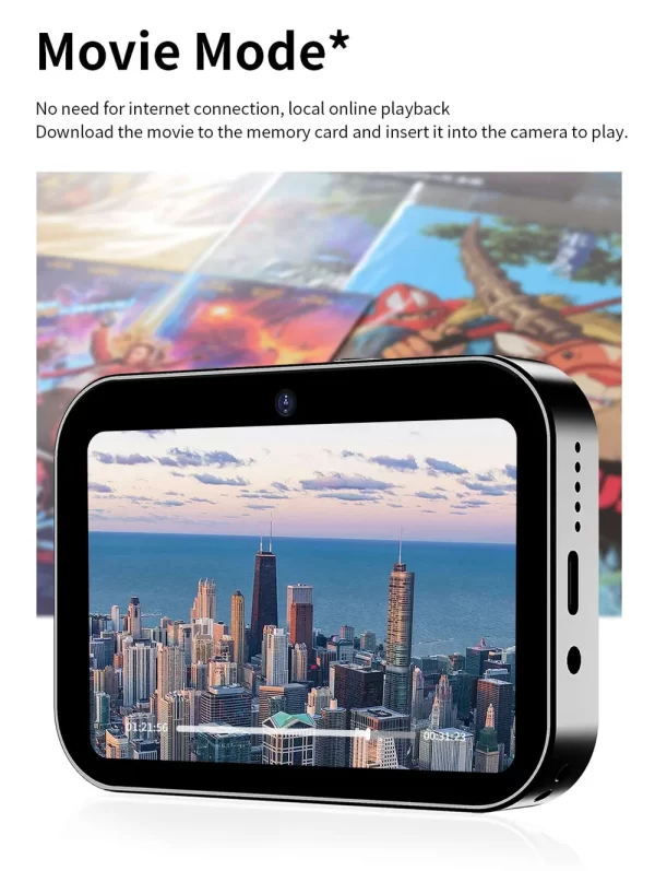 D6 3-Lens Touch Screen Pocket Camcorder