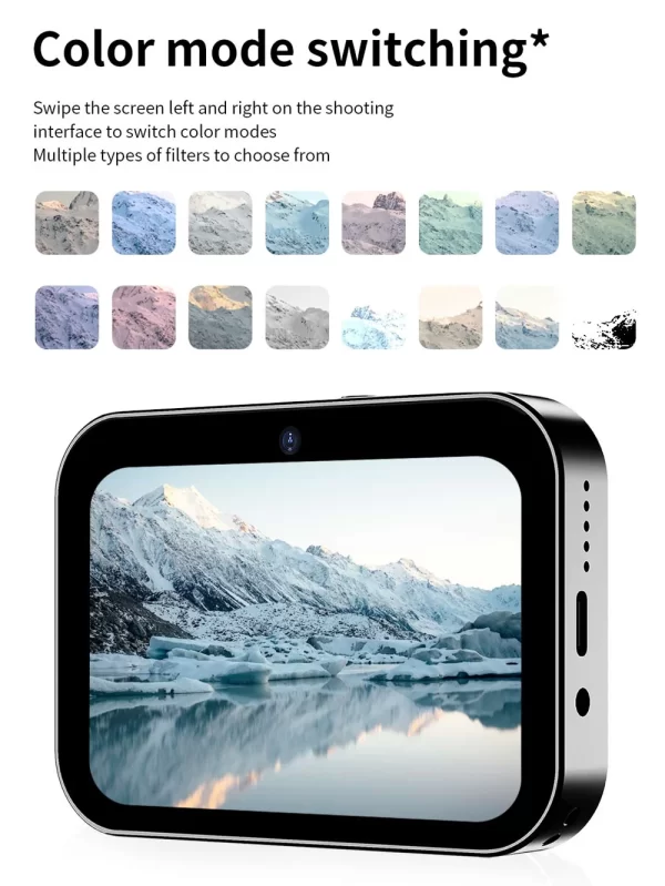 D6 3-Lens Touch Screen Pocket Camcorder